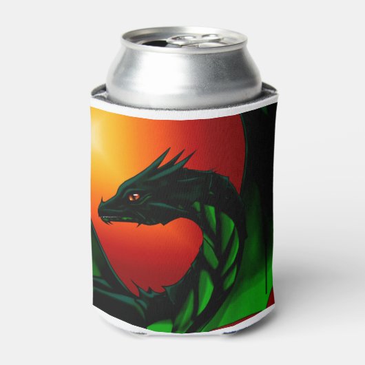 Oog van de draak blikjeskoeler (Blikje Voorkant)