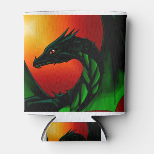 Oog van de draak blikjeskoeler (Voorkant)