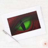 Oog van de draak rechthoekige sticker (Envelop)