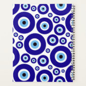 Oog van de Duivel-patroon, Grieks Oog, Turks Oog, Planner (Achterkant)