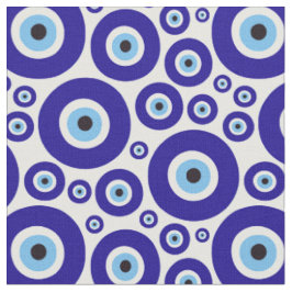 Oog van de Duivel-patroon, Grieks Oog, Turks Oog,  Stof