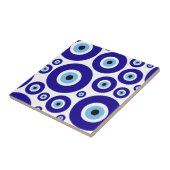 Oog van de Duivel-patroon, Grieks Oog, Turks Oog, Tegeltje (Zijkant)