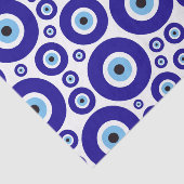 Oog van de Duivel-patroon, Grieks Oog, Turks Oog, Tissuepapier (Detail)