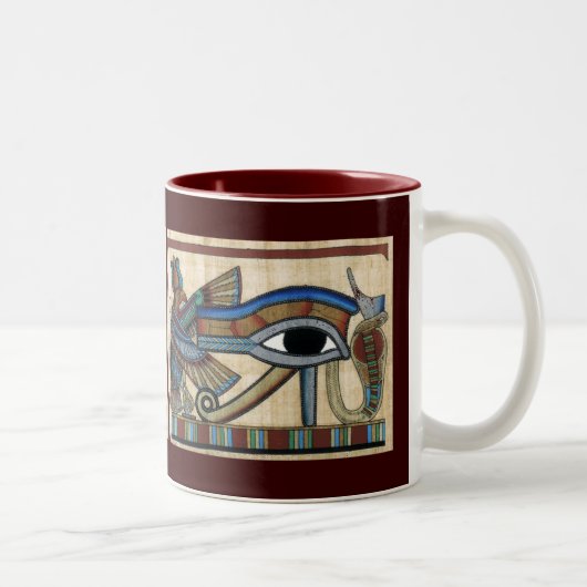 Oog van de Egyptische Mok van Horus (Rechts)