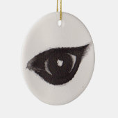 Oog van de Giraffe – Blikcollectie Keramisch Ornament (Rechts)