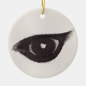 Oog van de Giraffe – Blikcollectie Keramisch Ornament (Voorkant)