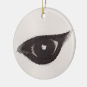 Oog van de Giraffe – Blikcollectie Keramisch Ornament (Links)
