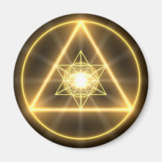 Oog van de goddelijke ronde magneet