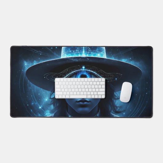 Oog van de houder bureaumat (Keyboard & Muis)