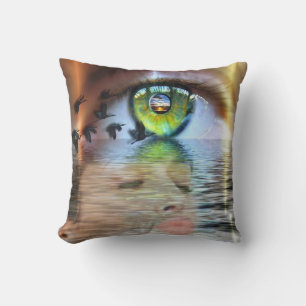Oog van de houder PIllow Kussen