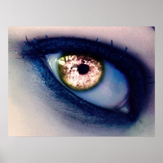 oog van de houder poster (Voorkant)