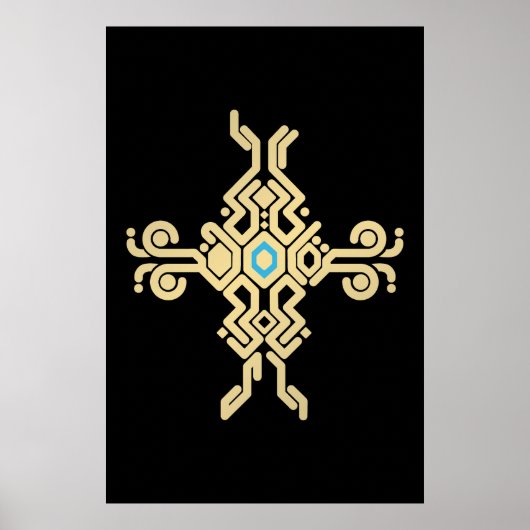 Oog van de houder poster (Voorkant)