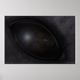 Oog van de houder poster