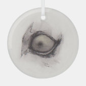Oog van de Hyena – Blikcollectie Glas Ornament (Voorkant)