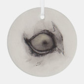 Oog van de Hyena – Blikcollectie Glas Ornament (Achterkant)