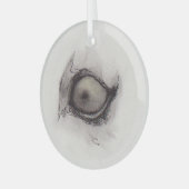 Oog van de Hyena – Blikcollectie Glas Ornament (Voorkant links)