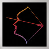 Oog van de jager poster (Voorkant)