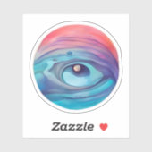 Oog van de Kosmos Sticker (Vel)