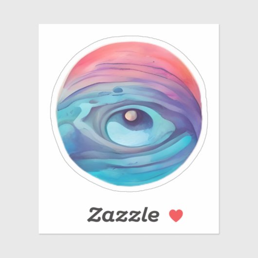 Oog van de Kosmos Sticker (Vel)