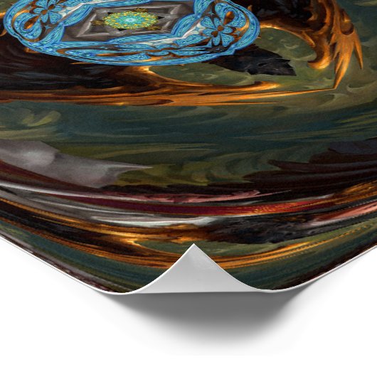 oog van de liger poster (Hoek)