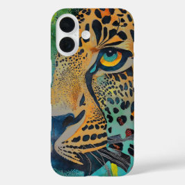 Oog van de luipaard iPhone 16 hoesje