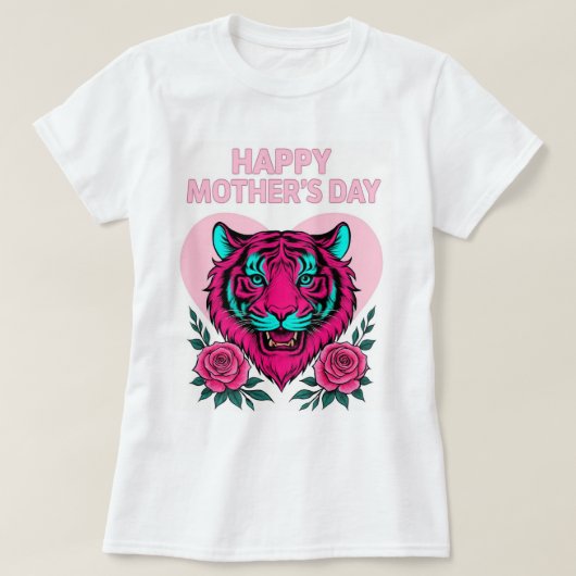 Oog van de moeder tijger T-shirt (Design voorkant)