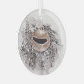 Oog van de octopus – Blikcollectie Glas Ornament (Voorkant links)