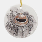 Oog van de octopus – Blikcollectie Keramisch Ornament (Voorkant)