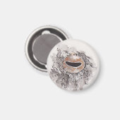 Oog van de octopus – Gaze Collection Magneet (Voorkant / Achterkant)