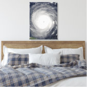 Oog van de orkaan canvas afdruk (Insitu (Slaapkamer))