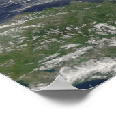 Oog van de orkaan poster (Hoek)