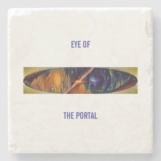 Oog van de Portaal Stenen Onderzetter (Voorkant)