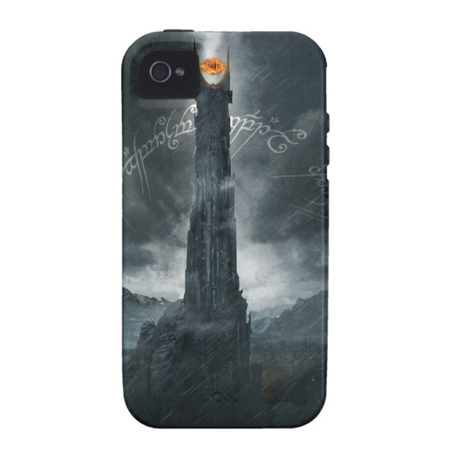 Oog van de samenstelling Sauron Case-Mate iPhone Case (Achterkant)
