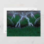 Oog van de standaard postkaart van het Storm (Voorkant / Achterkant)