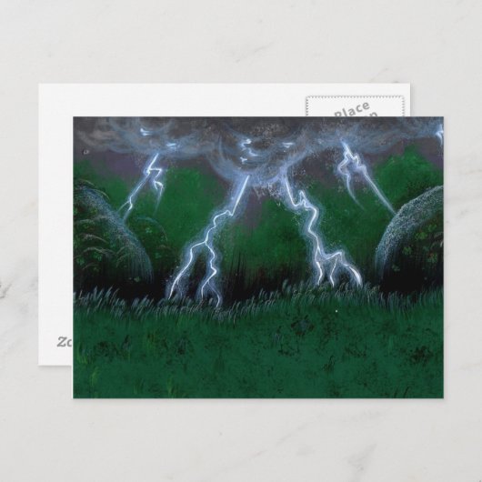 Oog van de standaard postkaart van het Storm (Voorkant / Achterkant)