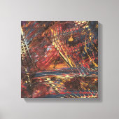 Oog van de Storm Uitgerekte Canvasprint Canvas Afdruk (Voorkant)