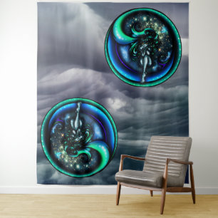 Oog van de Storm Wandtapijt Wandkleed