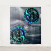 Oog van de Storm Wandtapijt Wandkleed (Voorkant)