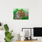 Oog van de Tigress Poster (Thuiskantoor)