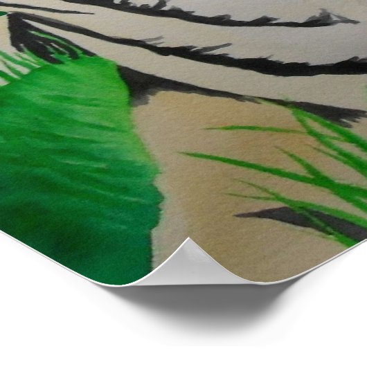 Oog van de Tigress Poster (Hoek)