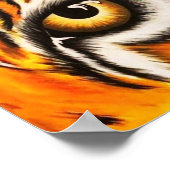 Oog van de Tijger, 8x10 Afdrukkunst door Noel Este Poster (Hoek)