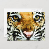Oog van de tijger briefkaart (Voorkant / Achterkant)
