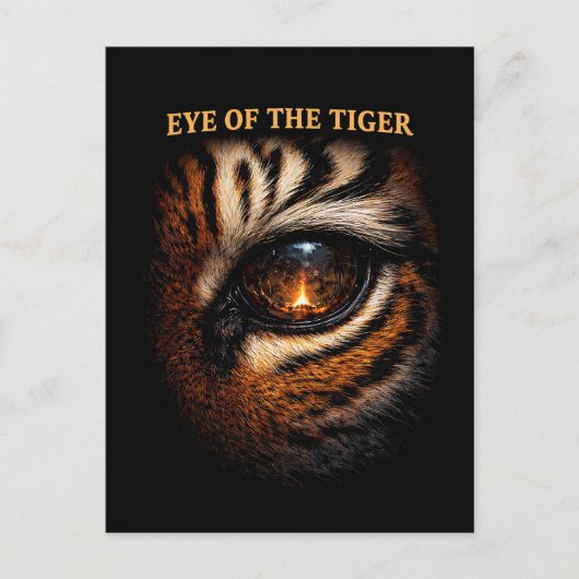 Oog van de Tijger Briefkaart (Voorkant)