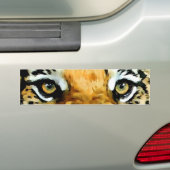 Oog van de tijger bumpersticker (Op auto)