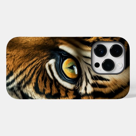 Oog van de tijger Case-Mate iPhone case (Achterkant (horizontaal))
