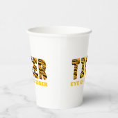 Oog van de tijger papieren bekers (Rechts)