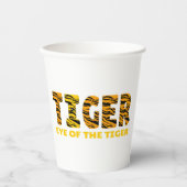 Oog van de tijger papieren bekers (Voorkant)