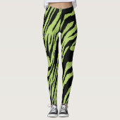 Oog van de tijger Punk Leggings (Voorkant)
