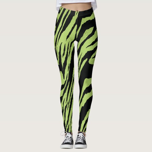 Oog van de tijger Punk Leggings (Voorkant)
