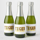 Oog van de tijger sparkling wijnetiket (Flessen)